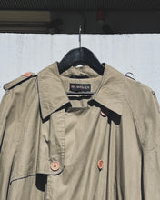 画像をギャラリービューアに読み込む, *YVES SAINT LAURENT* DOUBLE CROSS TRENCH COAT (54) / 80'S