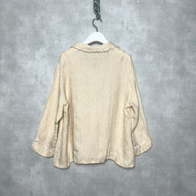 画像をギャラリービューアに読み込む, 90'S LITHUANIA製 *FLAX* / LINEN SHIRT JKT