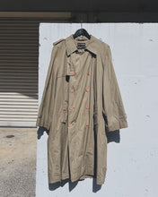 画像をギャラリービューアに読み込む, *YVES SAINT LAURENT* DOUBLE CROSS TRENCH COAT (54) / 80'S