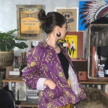 画像をギャラリービューアに読み込む, 90'S LITHUANIA製 *FLAX* / FLORAL PATTERN LINEN COVERALLS