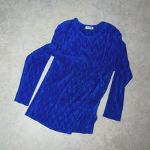 画像をギャラリービューアに読み込む, *Coming Soon...* / 80-90'S SATIN PLEATED P/O BLOUSE