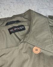 画像をギャラリービューアに読み込む, *YVES SAINT LAURENT* DOUBLE CROSS TRENCH COAT (54) / 80'S