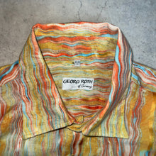 画像をギャラリービューアに読み込む, 90'S GERMANY / MULTI WAVE PATTERN SS SHIRT / L
