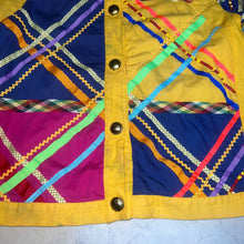 画像をギャラリービューアに読み込む, 80'S USA製 / PATCHWORK COLLARLESS JKT