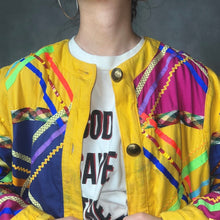 画像をギャラリービューアに読み込む, 80'S USA製 / PATCHWORK COLLARLESS JKT