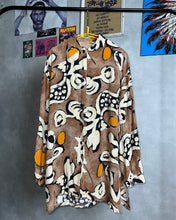 画像をギャラリービューアに読み込む, PSYCHEDELIC PATTERN SATIN SHIRT (UNISEX) / EURO