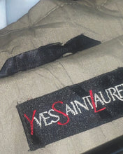 画像をギャラリービューアに読み込む, *YVES SAINT LAURENT* DOUBLE CROSS TRENCH COAT (54) / 80'S