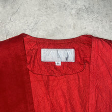 画像をギャラリービューアに読み込む, 80'S USA製 / SUEDE × RAYON COTTON COLLARLESS JKT