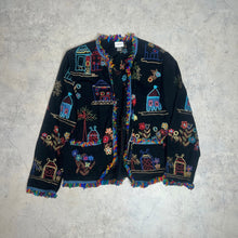 画像をギャラリービューアに読み込む, 90-00'S INDIA製 / EMBROIDERED COTTON TWILL JKT