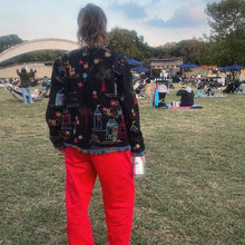 画像をギャラリービューアに読み込む, 90-00'S INDIA製 / EMBROIDERED COTTON TWILL JKT