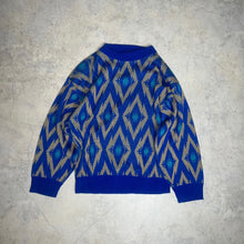 画像をギャラリービューアに読み込む, 80's USA製 / ETHNIC PATTERN P/O KNIT
