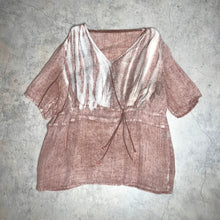 画像をギャラリービューアに読み込む, EURO 90'S / V-NECK BLOUSE