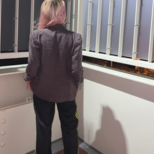 画像をギャラリービューアに読み込む, 80'S YVES SAINT LAURENT / LINEN STRIPES TAILORED JKT (DOUBLU)