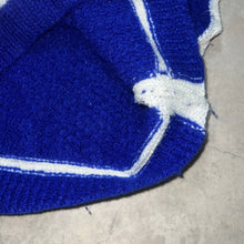 画像をギャラリービューアに読み込む, BLUE HAND WOVEN KNIT VEST