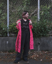 画像をギャラリービューアに読み込む, ORGANDY OVERCOAT WITH FLORAL EMBROIDERY / 60'S