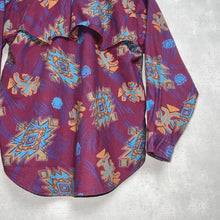 画像をギャラリービューアに読み込む, 80-90'S INDIA製 / COTTON WESTERN SHIRT