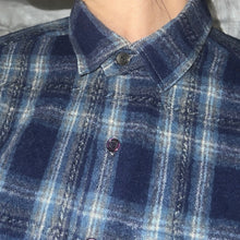 画像をギャラリービューアに読み込む, 60-70'S FRANCE製 / FLANNEL CHECK SHIRT (UNISEX)