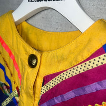 画像をギャラリービューアに読み込む, 80'S USA製 / PATCHWORK COLLARLESS JKT