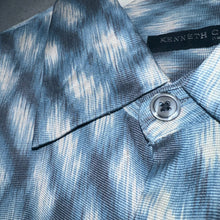 画像をギャラリービューアに読み込む, MOSAIC PATTERN SILK SHIRT (UNISEX)