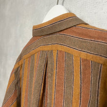 画像をギャラリービューアに読み込む, FRANCE製 / STRIPE PATTERN SHIRT / XL
