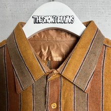 画像をギャラリービューアに読み込む, FRANCE製 / STRIPE PATTERN SHIRT / XL