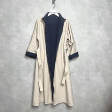 画像をギャラリービューアに読み込む, POLAND製 / REVERSIBLE STAND-UP COLLAR LONG COAT