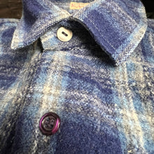 画像をギャラリービューアに読み込む, 60-70'S FRANCE製 / FLANNEL CHECK SHIRT (UNISEX)