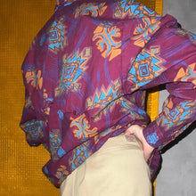 画像をギャラリービューアに読み込む, 80-90'S INDIA製 / COTTON WESTERN SHIRT