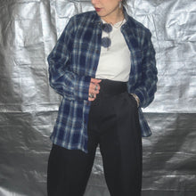 画像をギャラリービューアに読み込む, 60-70'S FRANCE製 / FLANNEL CHECK SHIRT (UNISEX)