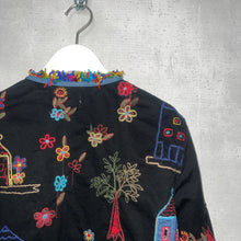 画像をギャラリービューアに読み込む, 90-00'S INDIA製 / EMBROIDERED COTTON TWILL JKT