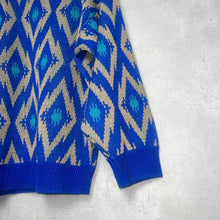 画像をギャラリービューアに読み込む, 80's USA製 / ETHNIC PATTERN P/O KNIT
