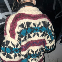 画像をギャラリービューアに読み込む, 90'S ECUADOR製 / WOOL HAND KNIT (UNISEX)