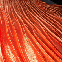 画像をギャラリービューアに読み込む, 80-90'S USA製 / SATIN PLEATED P/O BLOUSE