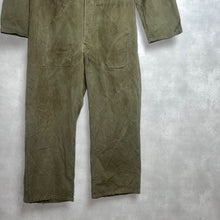 画像をギャラリービューアに読み込む, 50-60'S FRENCH MILITARY / HERRINGBONE ALL IN ONE