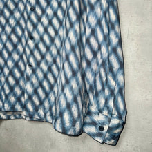 画像をギャラリービューアに読み込む, MOSAIC PATTERN SILK SHIRT (UNISEX)