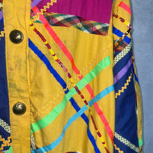 画像をギャラリービューアに読み込む, 80'S USA製 / PATCHWORK COLLARLESS JKT