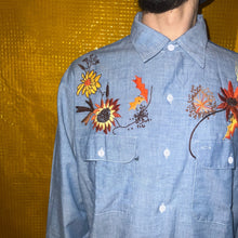 画像をギャラリービューアに読み込む, 70'S USA製 *BIG MAC* / EMBROIDERED CHAMBRAY SHIRT