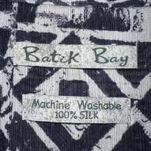 画像をギャラリービューアに読み込む, 90-00'S *BATIK BAY* / WASHABLE SILK SS SHIRT / XXL