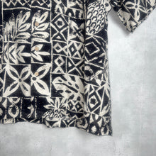 画像をギャラリービューアに読み込む, 90-00'S *BATIK BAY* / WASHABLE SILK SS SHIRT / XXL