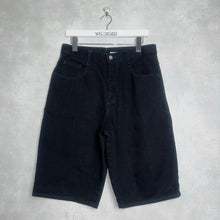 画像をギャラリービューアに読み込む, 90' S USA製 *GUESS* / BLACK DENIM SHORTS