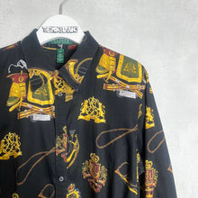 画像をギャラリービューアに読み込む, 90-00'S *LAUREN RALPH LAUREN* / EMBLEM PATTERN SHIRT