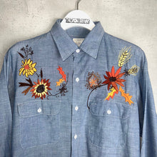 画像をギャラリービューアに読み込む, 70'S USA製 *BIG MAC* / EMBROIDERED CHAMBRAY SHIRT