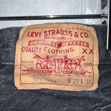 画像をギャラリービューアに読み込む, 80'S USA製 *Levi's* / 501 BLACK JEANS / W29 L30