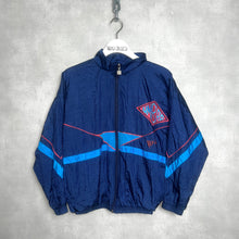 画像をギャラリービューアに読み込む, 80-90'S *UMBRO* / EMBROIDERED LOGO ZIP-UP JKT 32