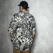 画像をギャラリービューアに読み込む, 90-00&#39;S *BATIK BAY* / WASHABLE SILK SS SHIRT / XXL
