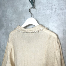 画像をギャラリービューアに読み込む, 90&#39;S LITHUANIA製 *FLAX* / LINEN SHIRT JKT
