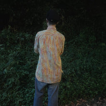 画像をギャラリービューアに読み込む, 90&#39;S GERMANY / MULTI WAVE PATTERN SS SHIRT / L
