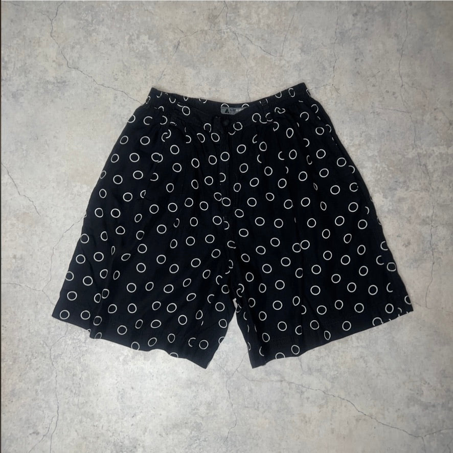 *coming soon* 80-90'S CIRCLE PATTERN RAYON SHORTS
