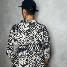 画像をギャラリービューアに読み込む, 90-00&#39;S *BATIK BAY* / WASHABLE SILK SS SHIRT / XXL
