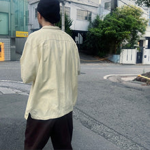 画像をギャラリービューアに読み込む, *JAMAICA JAXX* / WASHABLE SILK JACQUARD SS SHIRT / L
